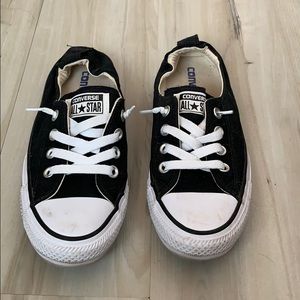 Black converse shoreline